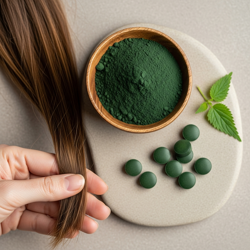 La spiruline pour la repousse des cheveux : guide complet et recettes pratiques