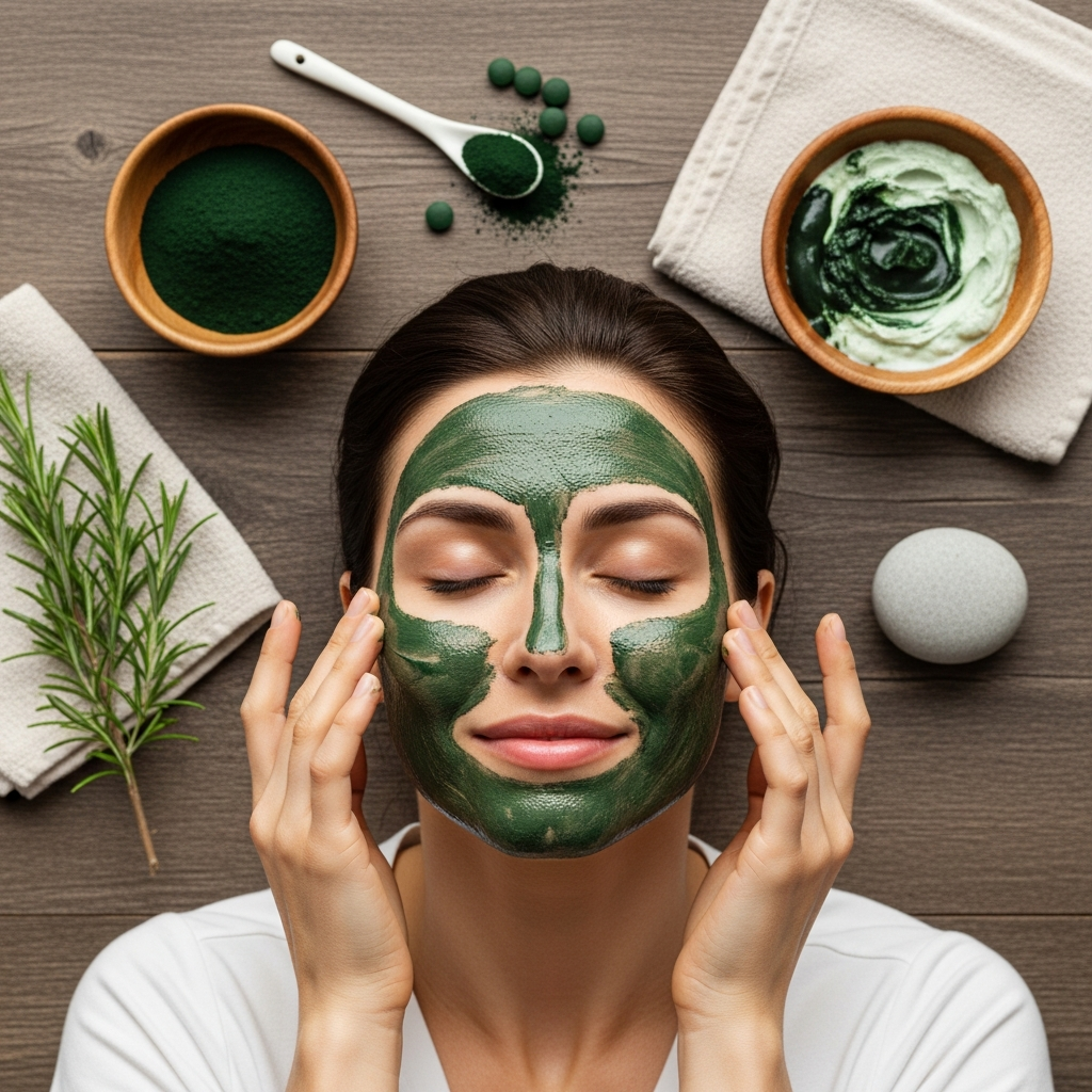 La spiruline pour la beauté du visage : guide complet contre l'acné et l'eczéma