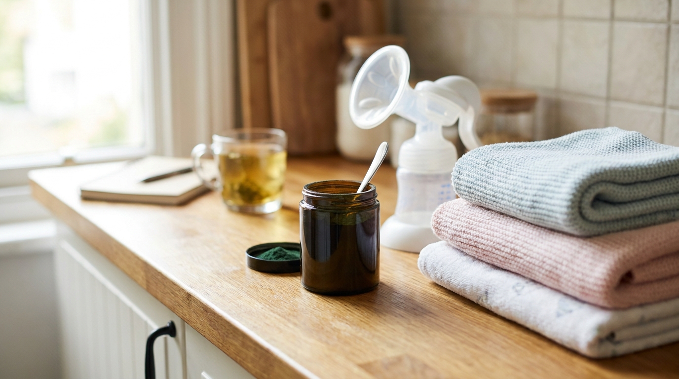 Spiruline allaitement lactation compatibilité
